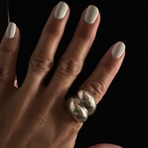 Elegant Silver Statement Ring